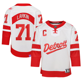 Dylan Larkin Detroit Red Wings Youth 2025 NHL Stadium Series Premier Jersey - White