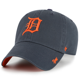 Detroit Tigers ’47 Women's Vintage Road Ballpark Cheer Clean Up Adjustable Hat - Navy