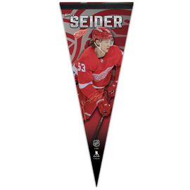 Moritz Seider Detroit Red Wings WinCraft 12" x 30" Premium Pennant