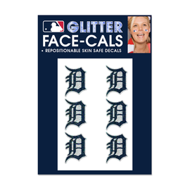 Detroit Tigers WinCraft Glitter Face-Cals
