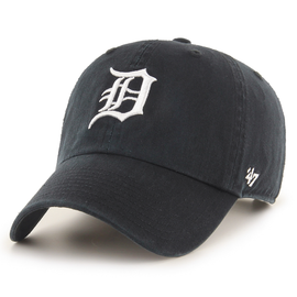 Detroit Tigers '47 Clean Up Adjustable Hat - Black Detroit Tigers '47 Clean Up Adjustable Hat - Black
