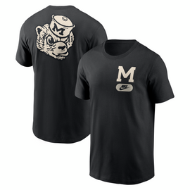 Michigan Wolverines Nike Vault Roaring Triumph T-Shirt - Black Michigan Wolverines Nike Vault Roaring Triumph T-Shirt - Black