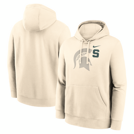 men's nike white michigan state spartans local performance pullover hoodie