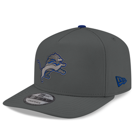 Detroit Lions New Era A-Frame 9FIFTY Snapback Hat - Dark Graphite
