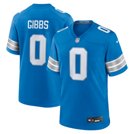 Jahmyr Gibbs Detroit Lions Nike Game Jersey - Blue