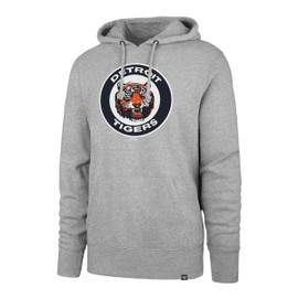 47 Brand Detroit Tigers Slate Gray Cooperstown Imprint Headline Pullover Hoodie 47 Brand Detroit Tigers Slate Gray Cooperstown Imprint Headline Pullover Hoodie