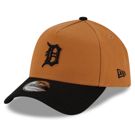 Detroit Tigers New Era 2Tone A-Frame 9FORTY Adjustable Hat - Light Bronze/Black