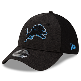 Detroit Lions New Era Shadow Tech 39THIRTY Flex Hat - Black