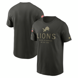 Detroit Lions Nike 2025 Salute to Service Primary Edge Dri-FIT T-Shirt - Dark Green
