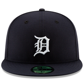 Detroit Tigers New Era Navy Road Authentic Collection On-Field