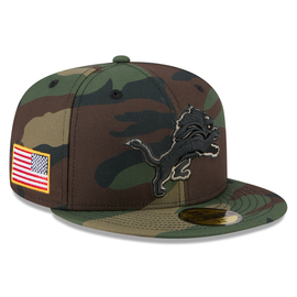 Detroit Lions New Era 2025 Salute to Service 59FIFTY Fitted Hat - Woodland Camo Detroit Lions New Era 2025 Salute to Service 59FIFTY Fitted Hat - Woodland Camo