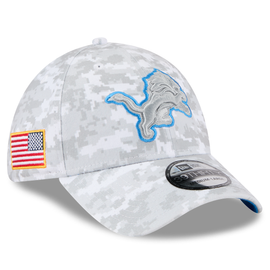 Detroit Lions New Era 2025 Salute to Service 39THIRTY Flex Hat - Arctic Camo
