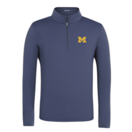Michigan Wolverines Turtleson Victory 1/4-Zip Pullover Top - Navy Michigan Wolverines Turtleson Victory 1/4-Zip Pullover Top - Navy