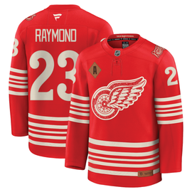 Lucas Raymond Detroit Red Wings Fanatics Centennial Premium Replica Jersey - Red