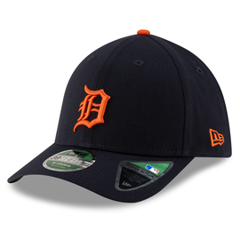 Detroit Tigers New Era Road Player Replica M-Crown 39Thirty Flex Hat - Navy