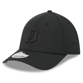 Detroit Tigers New Era Blackout M-Crown 39Thirty Flex Hat - Black