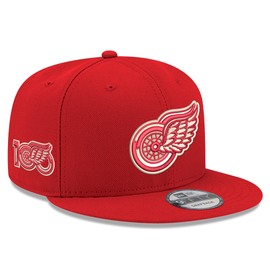 Detroit Red Wings New Era Centennial 9FIFTY Snapback Hat - Red