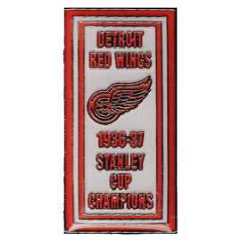 Detroit Red Wings Aminco 1936-37 Stanley Cup Banner Collector Pin