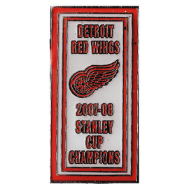 Detroit Red Wings Aminco 2007-08 Stanley Cup Banner Collector Pin