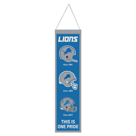 Detroit Lions WinCraft 8" x 32" Evolution Banner