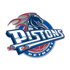 Detroit Pistons Peter David Hardwood Classics Logo Vintage Collector Pin