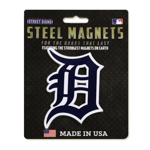 Detroit Tigers Authentic Street Signs Team Logo Steel Magnet