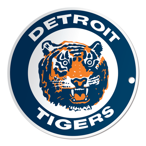 Detroit Tigers Authentic Street Signs Cooperstown 1984 Team Logo Steel Magnet