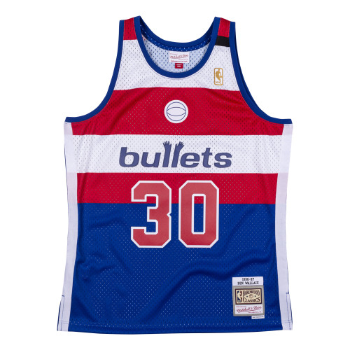 Mitchell & Ness Washington Bullets Royal Ben Wallace Swingman Jersey