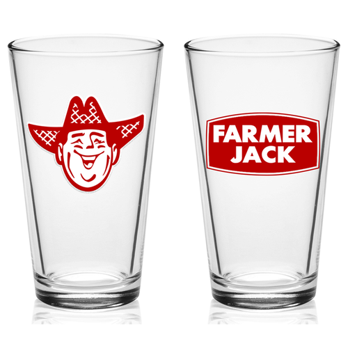 MI Culture Farmer Jack Pint Glass