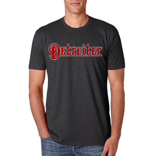 MI Culture Charcoal Detroiter Short Sleeve T-Shirt
