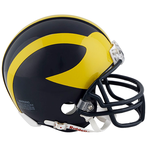 Riddell Michigan Wolverines Mini VSR4 Helmet
