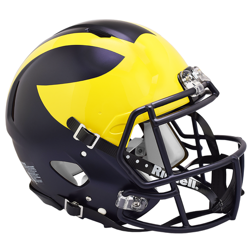 Michigan Wolverines Riddell Authentic Full-Size Speed Helmet