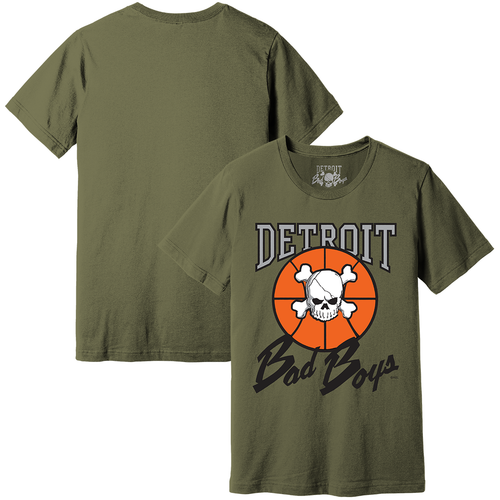 Detroit Bad Boys Classic T-Shirt - Military Green