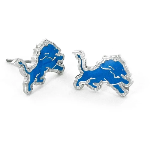 Detroit Lions Aminco Logo Post Earrings