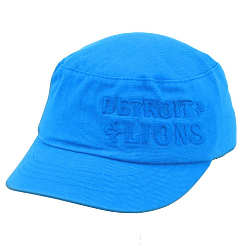 Reebok Detroit Lions Women's Blue Military Flex Hat