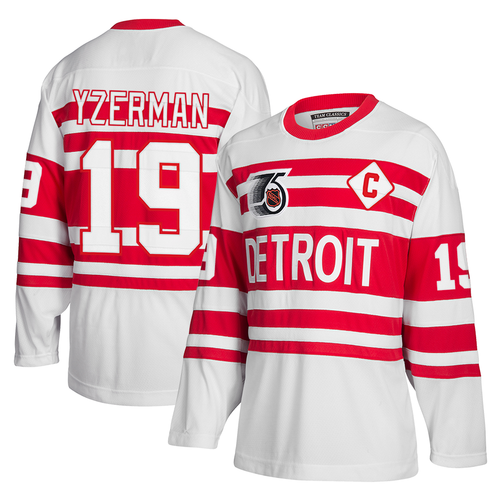 Steve Yzerman Detroit Red Wings CCM 1991-92 Team Classics Jersey - White
