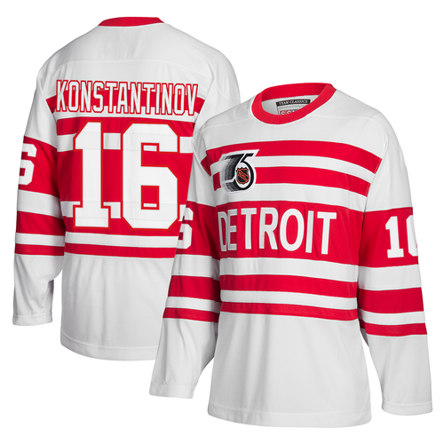 Vladimir Konstantinov Detroit Red Wings CCM 1991-92 Team Classics Jersey - White