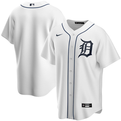 Detroit Tigers Nike Official Home Replica Jersey - White