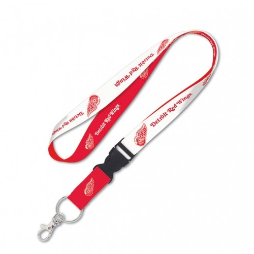 Detroit Red Wings WinCraft Lanyard with Detachable Buckle - Red/White