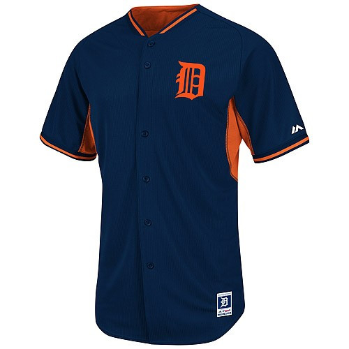 Majestic Detroit Tigers Road Authentic Cool Base Batting Practice Jersey