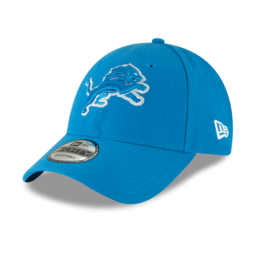 New Era Detroit Lions Blue 9Forty The League Adjustable Hat