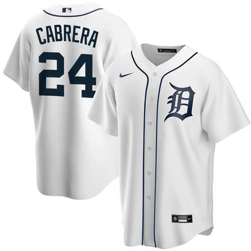Miguel Cabrera Detroit Tigers Nike Home Replica Jersey - White