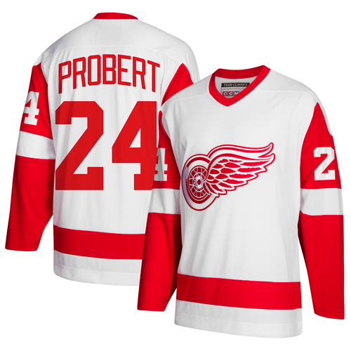 CCM Detroit Red Wings White Bob Probert Alumni Premier Jersey