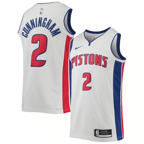 Cade Cunningham Detroit Pistons Nike 2021-22 Association Edition Swingman Jersey - White