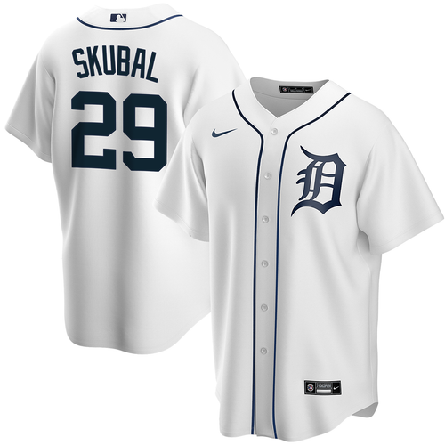 Tarik Skubal Detroit Tigers Nike Home Replica Jersey - White