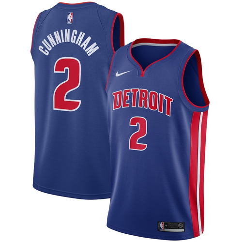 Cade Cunningham Detroit Pistons Nike Icon Edition Swingman Jersey - Blue