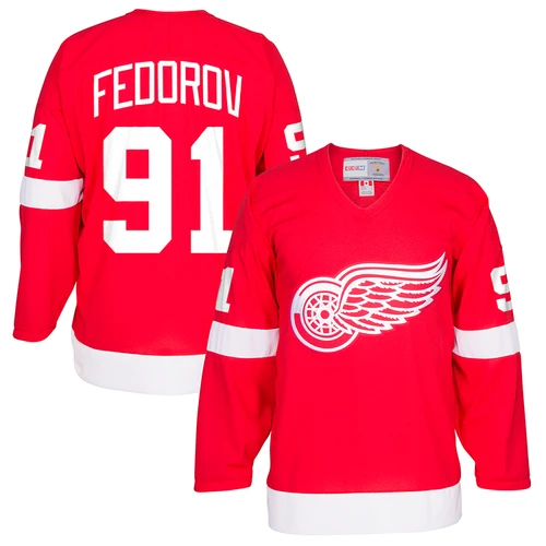 Sergei Fedorov Detroit Red Wings CCM Alumni Premier Jersey - Red