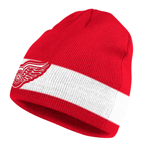 Detroit Red Wings Adidas Locker Room Coach Beanie - Red