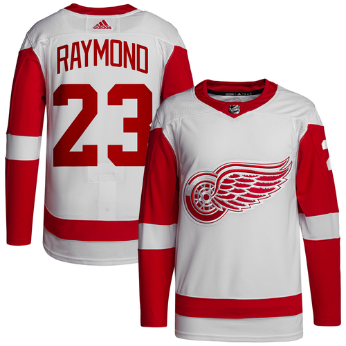 Lucas Raymond Detroit Red Wings Adidas Authentic Pro Jersey -White