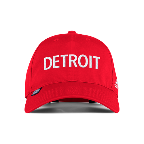Detroit Red Wings Adidas Reverse Retro 2.0 Slouch Adjustable Hat - Red